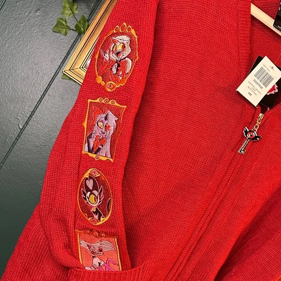 Hot Topic Red Hazbin Hotel Cardigan - Picture 4 of 6